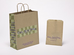 Chelsea Market Baskets Natural Kraft Paper Shopping Bag & Merchandise Bag