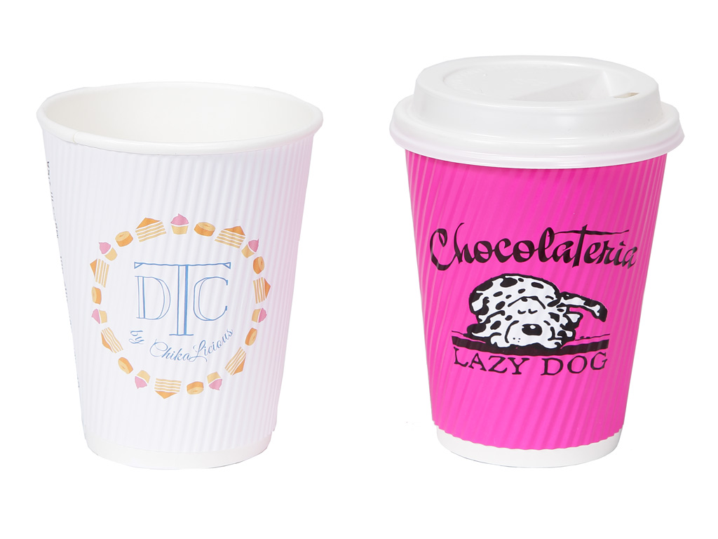 Hot Cups Double Wall Digitally CMYK Printed | Cup Print