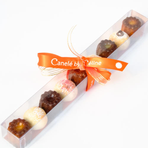 Canele By Celine 1 Clear Acetate Cylinders Used for Candy, Nuts, Chocolate and Macaron Packaging; Custom Sizes Available