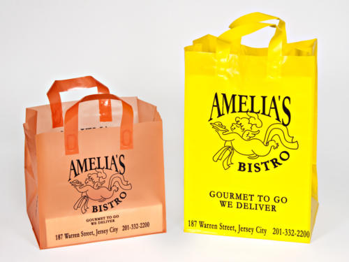 Amelia's Bistro 2 Bags, Soft Loop, Plastic Bags