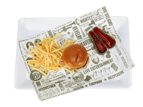 Colony Food Wrap, Custom Food Wax Tissue Paper, Basket Liner, Restaurant Food Service Liner, Custom Printed Tray Liners, French Fry Basket Liner, Grease Resistant Paper Tissue, Burger Food Wrap