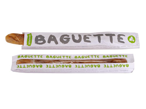 La Hacienda Bread Paper Bread Bags are Baguettes, Italian Bread, and Small, Medium and Large Loaves. White Bread Bag With Window. FDA Compliant for direct food contact.