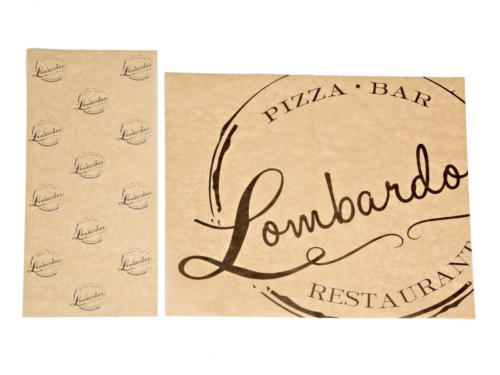 Lombardo's Custom Printed Food Wrap, Bread Basket Liner, Grease Resistant Paper Tissue, Chocolate Paper Wrap, French Fry Basket Liner, Empanada Wrap, Falafel Food Wrap, Panini Wrap, Hot Dog Wrap, Muffin Tissue, Sandwich Wrap, Restaurant Food Service Liner, Custom Tissue Paper