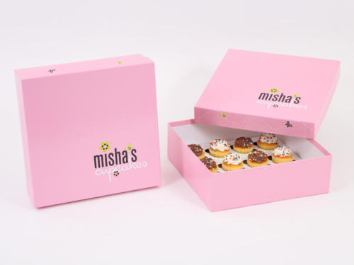 Misha's Pink Cupcake Boxes