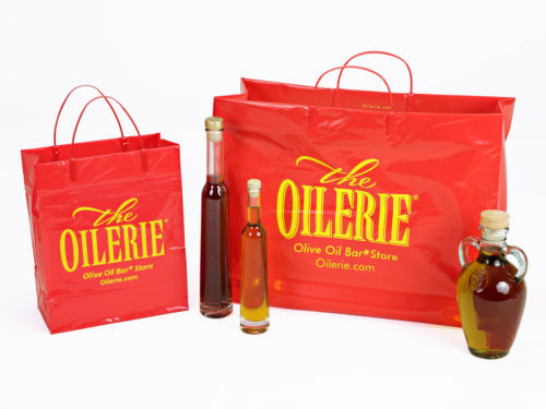Oilerie Ridge Loop Red Bag Olive Oil Store Shopping Bag