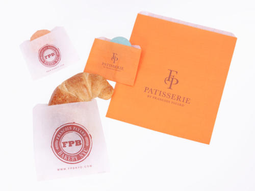 Francois Payard Pattisserie Bags Custom Printed Grease Resistant Bakery Bags