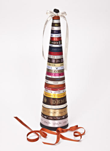 Custom Printed Ribbon, Cone Display
