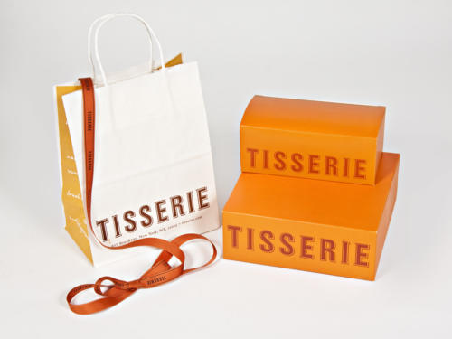 Tisserie - Custom Printed Cake Boxes, Printed Shopping Bag, Custom Colored Ribbon