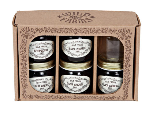 Wild Farms Jar Box Corrugated Window Box For Jams Jellies Canning Mason Jars Gourmet Packaging