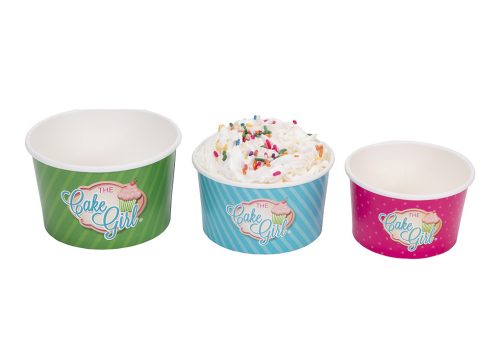 3 The Cake Girl Ice Cream Cups