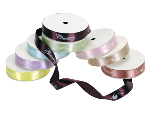 Chantilly Patisserie Ribbon Custom Printed Ribbon Custom Grosgrain Ribbon Custom Satin Ribbon Custom Twill Ribbon