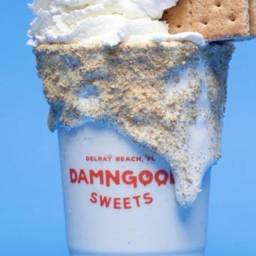 Damn Good Sweets PET Clear Cup S'more Shake